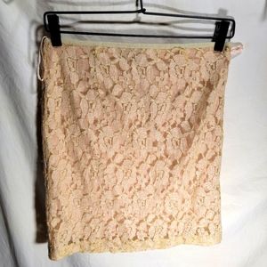 NWT DAYSHINELA Francescas Collection BLUE RAIN LACE SKIRT size small brand new